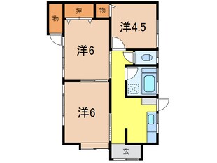 志田住宅の物件間取画像